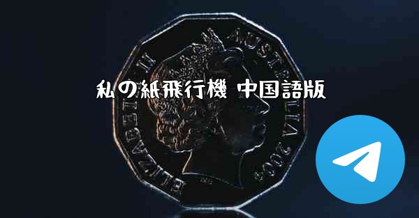 私の紙飛行機 中国語版