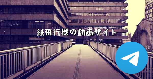 紙飛行機の動画サイト