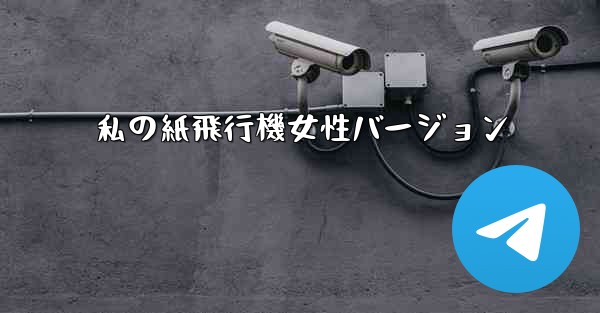 私の紙飛行機女性バージョン