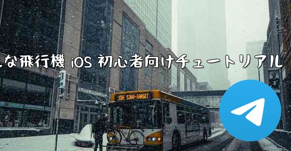 シンプルな飛行機 iOS 初心者向けチュートリアル