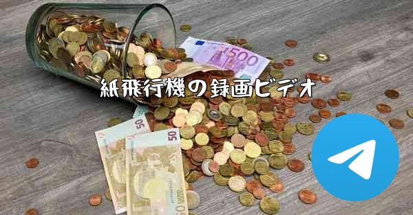 紙飛行機の録画ビデオ