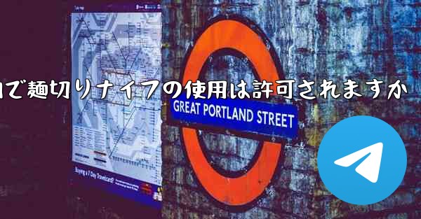 飛行機内で麺切りナイフの使用は許可されますか