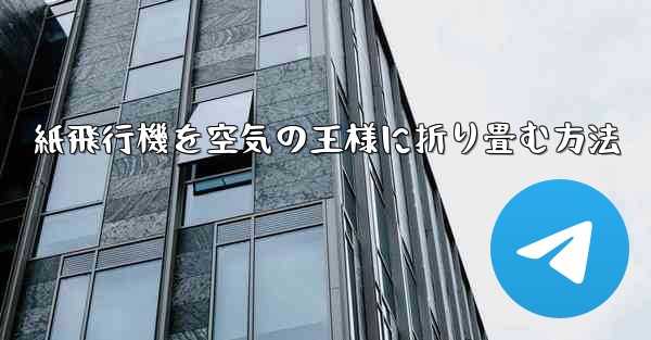 紙飛行機を空気の王様に折り畳む方法