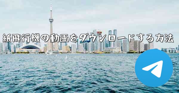 紙飛行機の動画をダウンロードする方法