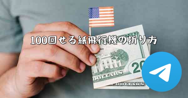 100回せる紙飛行機の折り方