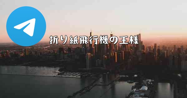 折り紙飛行機の王様