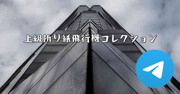上級折り紙飛行機コレクション