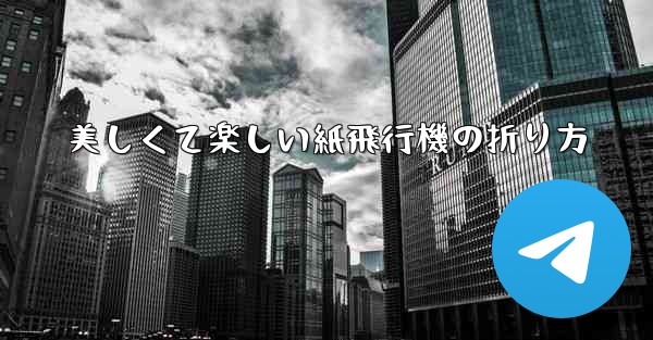 美しくて楽しい紙飛行機の折り方